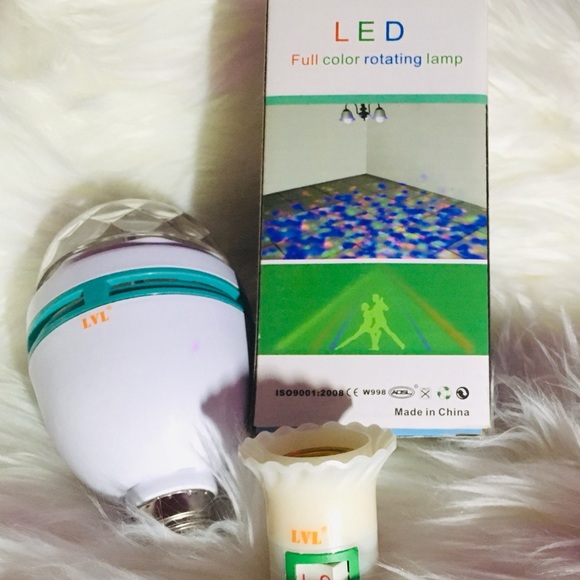 🎈SOLD🎈Never Used. LED Rotating Disco Lightbulb - Picture 2 of 5